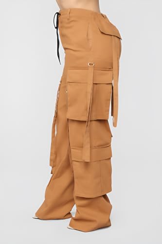 Image of KOTTY Women's High Rise Relaxed || Straight || Joggers Fit Cargo's for Pants || Trousers