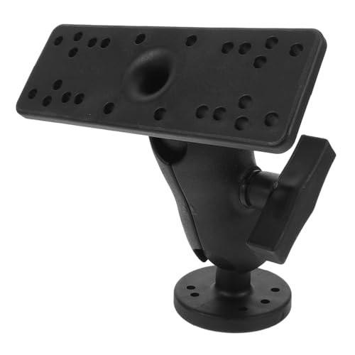 FELTECHELECTR Kayak Fishfinder Mounting Bracket Rotating Plate Adjustable Boat Electronic Holder Compatible with Garmin for Stable Fishing and Accurate Underwater Scanning