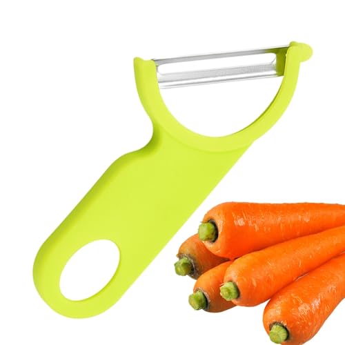 Peladores en Y para cocina,pelador de verduras Y, Pelador de zanahorias de acero al carbono, Mango antideslizante Gadgets de cocina herramienta de pelado de inclinada para manzanas