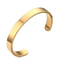 Algopix Similar Product 4 - Mealguet Jewelry 8mm Width Stainless