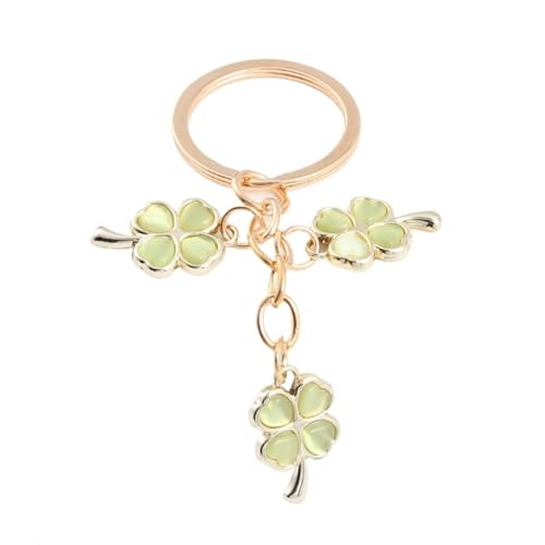 Pendentif trèfle quatre feuilles tendance pour suspendre au sac à dos
