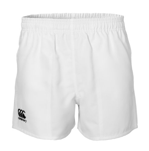 Canterbury Professional Rugby Shorts, White, 26-Inch