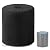 POMER Fire Column Cover, 24inch Round Fire Pit Cover for Outdoor Column Fire Bowl Waterproof Propane Gas Fire Pit Cover - 24" D x 27" H