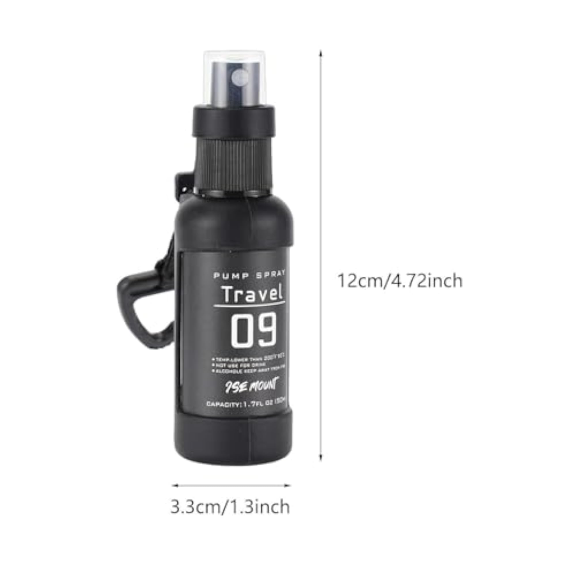 50ml Outdoor Refillable Spray Bottle for Camping