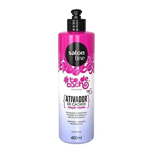 Salon Line - Linha Tratamento (Profix) - Ativador de Cachos 3ABC Cacheados 400 Ml - (Salon Line - Treatment (Profix) Collection - 3ABC Curl Activator for Curly Hair 13.53 Fl Oz)