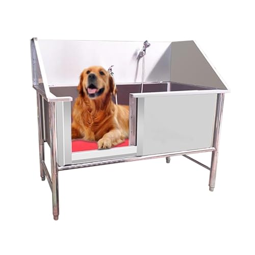 QLXYYFC Bañera Acero Inoxidable para Perros Grandes