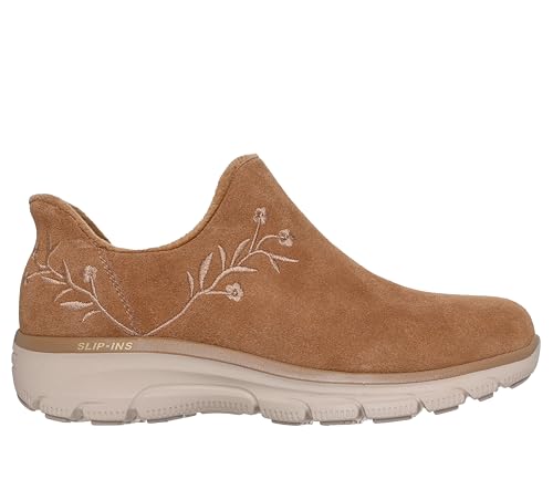 Skechers Femme Easy Going Floral Moment Bottes Chestnut Suede - vue 4