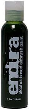 4 oz Green Endura Ink Alcohol Based Airbrush Makeup