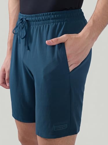 Image of TECHNOSPORT Men's Active Out Shorts ELASTOPLUS Stretch Quick Dry Sports Shorts for Gym Running Training Slim Fit Pocket UPF50+ Anti Odour