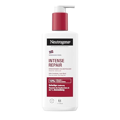 Neutrogena Norwegian Formula Intense Repair Cica balsam do ciała 250 ml balsam do ciała dla natychmiastowej ulgi i większego nawilżenia dla bardzo suchej, szorstkiej skóry