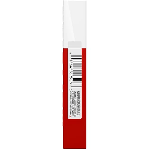 Maybelline New York, Superstay Matte Ink, Pintalabios Líquido Mate de larga duración, Color altamente pigmentado, Tono 340 Exhilarator, 30 g