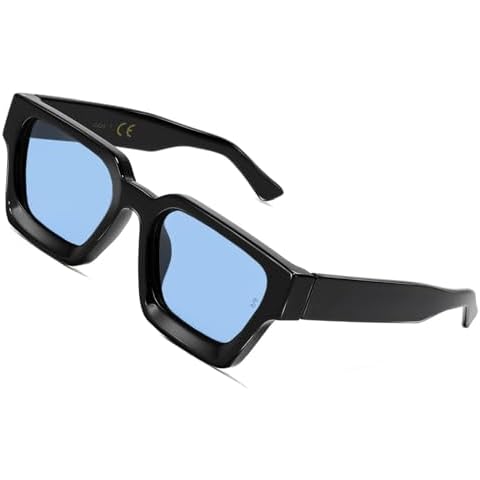 SHEEN KELLY Retro Chunky Sunglasses for All Cover