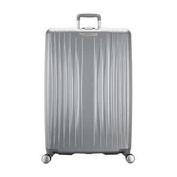 Samsonite Mala de Viagem Quartz Prata Grande Expansível