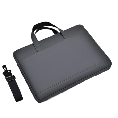 Bolso para ordenador portátil impermeable y estuche de hombro resistente para hombre