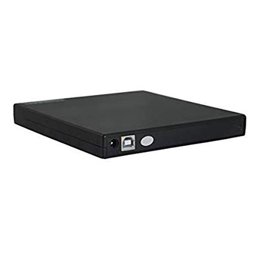 Coolead- Black Slim Usb External Blu-Ray Player External Usb Dvd Rw Laptop Burner Drive + Free Microfiber Cloth (Support Blu-Ray) #TOP3