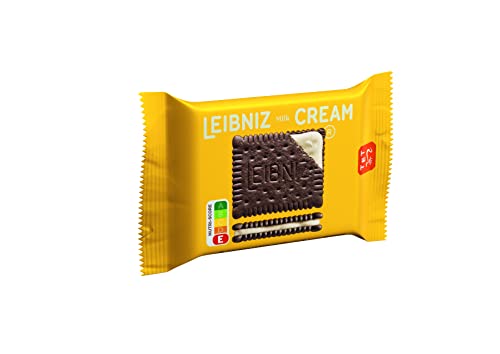 LEIBNIZ Cream Milk - Großpackung - 2 Kakaokekse mit Milchcremefüllung (100 x 19g)