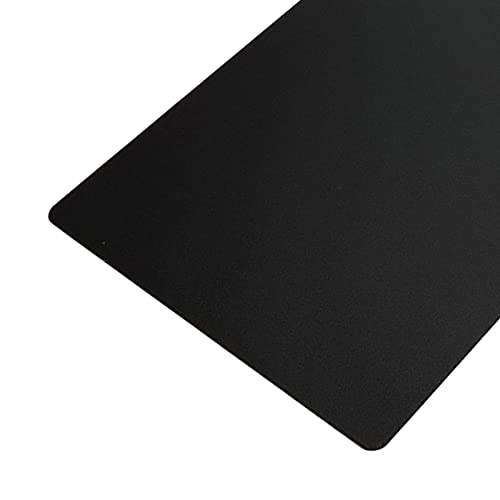 Tarjeta de metal grabable de alta seguridad en negro mate para uso DIY, 2 piezas