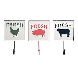 Setof3farmhousedecorativewallhookslivestockcowhenpighangingcoathooksforbathroomentrywaybedroomkitchenwallmounteddecorrusticmetalutilityhooksforhattowelbagkeyclothe Urban Country Home Decor Set of 3 farmhouse decorative wall hooks livestock cow hen pig hanging coat hooks for bathroom entryway bedroom kitchen wall mounted decor rustic metal utility hooks for hat towel bag key clothe urban country home decor