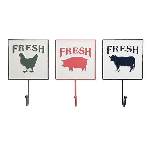 Setof3farmhousedecorativewallhookslivestockcowhenpighangingcoathooksforbathroomentrywaybedroomkitchenwallmounteddecorrusticmetalutilityhooksforhattowelbagkeyclothe Urban Country Home Decor Set of 3 farmhouse decorative wall hooks livestock cow hen pig hanging coat hooks for bathroom entryway bedroom kitchen wall mounted decor rustic metal utility hooks for hat towel bag key clothe urban country home decor