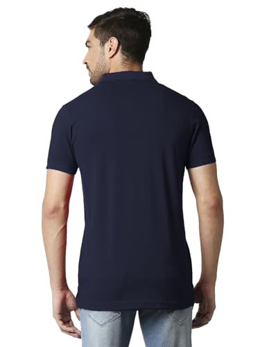 Image of LEOTUDE Men's Cotton Regular Fit T-Shirt - Plain Polo T-Shirt
