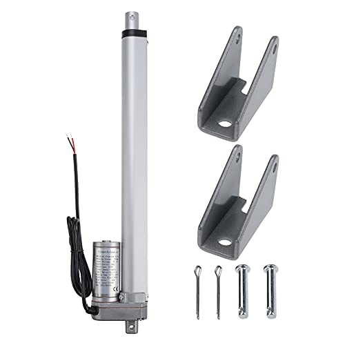 Erfo DC 12V 12inch Stroke Linear Actuator with Mounting Bracket,Heavy Duty Linear Electric Actuator,Stroke Electric Actuators for Recliner TV Table Lift