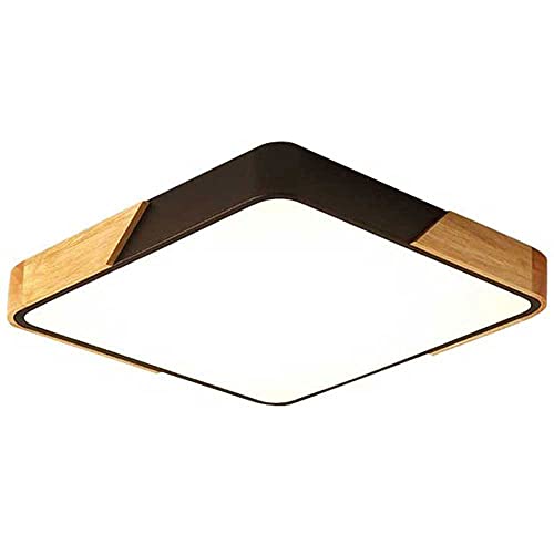 Plafonnier LED moderne anti-fatigue oculaire luminaire carré Macaron 3 couleurs