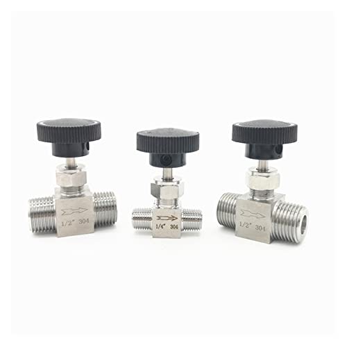 Vanne à pointeau mâle 1/8" inox 304 : régulation stable sans perte de pression - 3