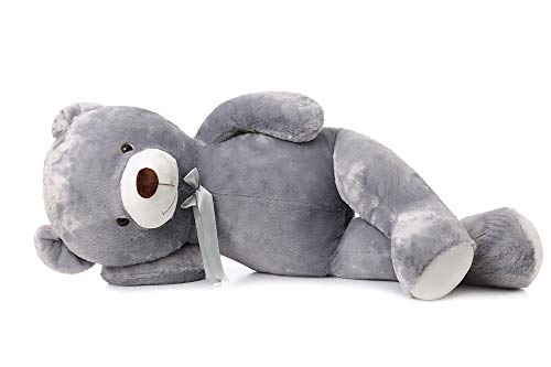 Image of MaoGoLan Giant Grey Teddy Bear 47 inch 4 feet Large Stuffed Gray Teddy Bears Stuffed Animals for Girlfriend Children