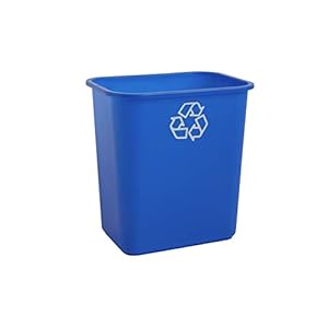 United Solutions WB0084 Recycle Wastebasket, 28 Qt – 1 Pack