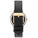 Wristology Easy Change Band Large Face Roman Numerals Boyfriend Womens Rose Gold Watch - Interchangeable Black Genuine Leather Band Strap - Large Easy to Read Analog Dial Unisex Stella SC018