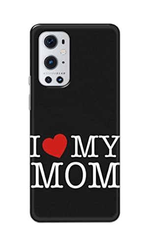 Image of PRINTFIDAA I Love My Mom Hard Back Cover for OnePlus 9 Pro Back Cover -(P6) KAT1006