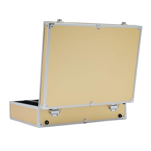 Caja para almacenar monedas de aluminio dorado miniatura 4