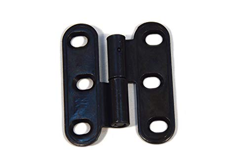 Cerniera piatta in ferro per porte a incasso nero restaurierungshop guarnizioni vintage Schabby nastro per mobili destra