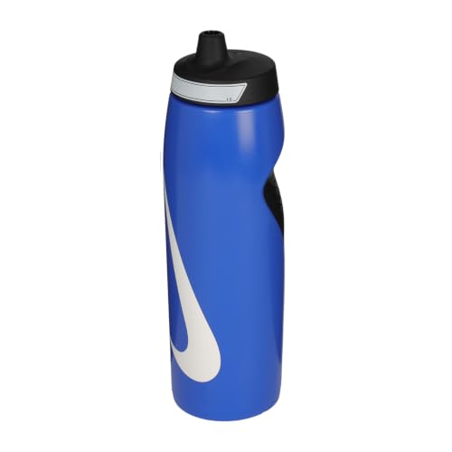 Image of Nike REFUEL BOTTLE GRIP 24 OZ - GAME ROYAL /BLACK /WHITE, 709 ML