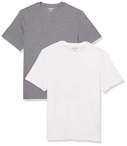 Image of Amazon Essentials Men's Slim-Fit Crewneck Short Sleeve Cotton T-Shirts