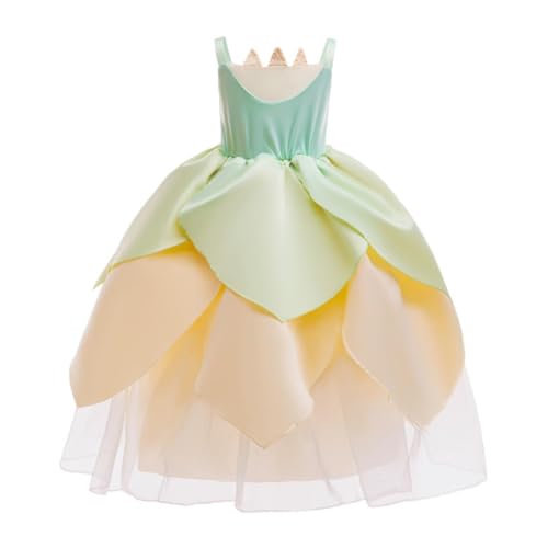 Disfraz completo princesita rana para niñas talla 10–12 miniatura 2