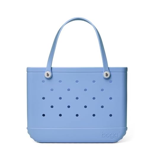 BOGG BAG Original X Large Waterproof Washable Tip Proof Durable Open Tote Bag for the Beach Boat Pool Sports 19x15x9.5 - Lightweight Cute Tote Bag - Durable Rubber Bags For Women - Patented Design