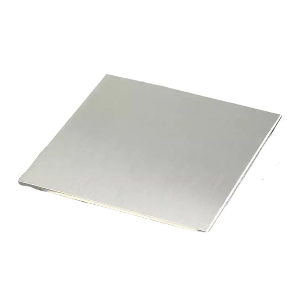 Lamiera in acciaio inossidabile 304 da 4/6/16/20 pollici, piastra lucidata, lamiera da 0,5 mm di spessore, 1 pezzo di lamiera in acciaio for campanelli eolici(16 inch*0.5mm*16 inch)