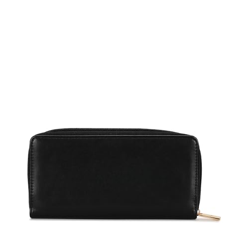 Image of Fastrack Women Compact Clutch | Stylish Clutch Purse with Semi PU Belt | Lightweight, Durable & Trendy Wallet for Girls & Ladies | Perfect for Casual & Party Use