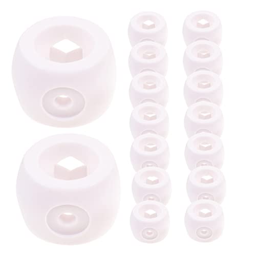 MUELODSIC 16stücke Teiliges Kickerstangen Zubehör Robuste Endkappen Für Tischfußball Einfache Installation Und Optimaler Schutz Für Kickerstangen Für Neue Und Maßgefertigte