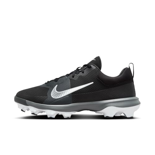 Image of Nike Force Trout 9 Pro MCS Baseball Cleats (FB2908-001, Black /White-Anthracite-Cool Grey)