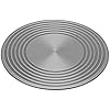 PXRJE Gas Stove Diffuser,Heat Diffuser for Gas Stovetop,Aviation-Grade Aluminum Non-Stick Coating Heat Diffuser,Round Fast Defrosting Tray,Multifunctional Thawing Plate for Defrosting(Size:9.5inch)
