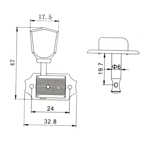 Chevilles de réglage 3R3L argentées pour guitare électrique Paul, ensemble mécanique él, 6 pièces-style1 - Les Beatles, Paul McCartney, John Lennon, RIngo Starr, George Harrison Chevilles de réglage 3R3L argentées pour guitare électrique Paul, ensemble mécanique él, 6 pièces-style1 – Image 4