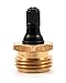 Camco RV Brass Blow Out Plug | Helps Clear Your RV's Water Lines During Winterization and Dewinterization (36153)