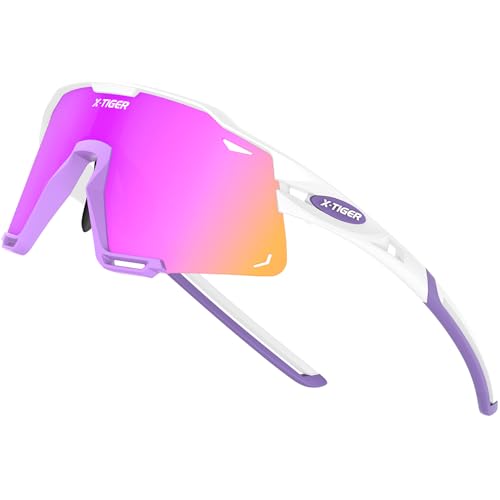 Image of X-TIGER Polarized Kids Sunglasses Youth Baseball Sunglasses UV400 Boys Girls Sports Sun Glasses for Softball Cycling Scooter