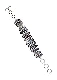 Edelstein - BIWA PERLE // Metall - VERSILBERT (oxidiertes silber; overlay aus 925er sterlingsilber) // Geburtsmonat - JUNI // Dieses armbänder hat eine 2-mikron-beschichtung aus 925er sterlingsilber, um ein ansprechendes aussehen und einen längeren glanz zu gewährleisten.