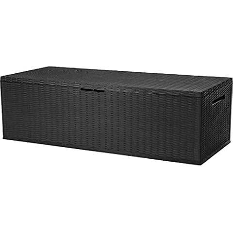 350 litre outdoor garden patio plastic storage box chest container multi box with lid Cover