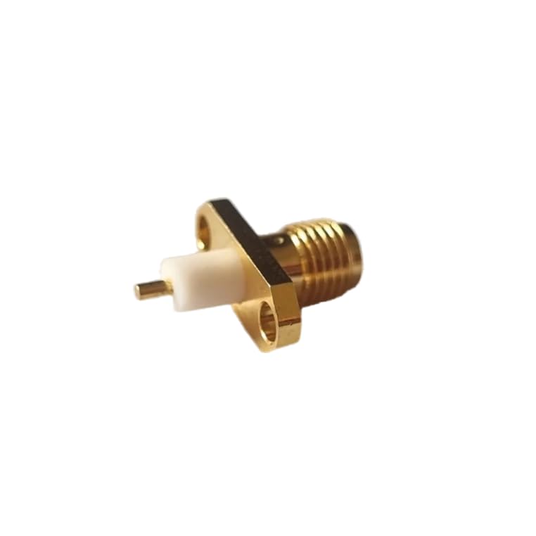 SMA Female Jack 2-Hole Flange Panel Mount RF Connector Pack of 2 | SMA,Panel Mount, 50 Ohm Impedance, Up to 3GHz, PTFE Dielectric, 17mm Total Length-image-38