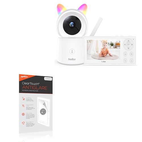 BoxWave Screen Protector Compatible with NOILLER Baby Monitor ZY-BB2 (4.3 in) - ClearTouch Anti-Glare (2-Pack), Anti-Fingerprint Matte Film Skin