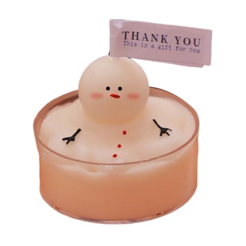 Dreuhuing Velas de Tea para Navidad | Velitas de de Soja Artesanales para Fiestas | Decoración Navideña para Sala Dormitorio Comedor y Eventos